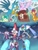 Size: 1024x1360 | Tagged: safe, edit, screencap, gallus, ocellus, sandbar, silverstream, smolder, yona, changeling, dragon, earth pony, griffon, hippogriff, pony, yak, g4, biometal, comparison, female, male, mega man (series), megaman zx, megaman zx advent, model w, pandora, prometheus, reploid, student six