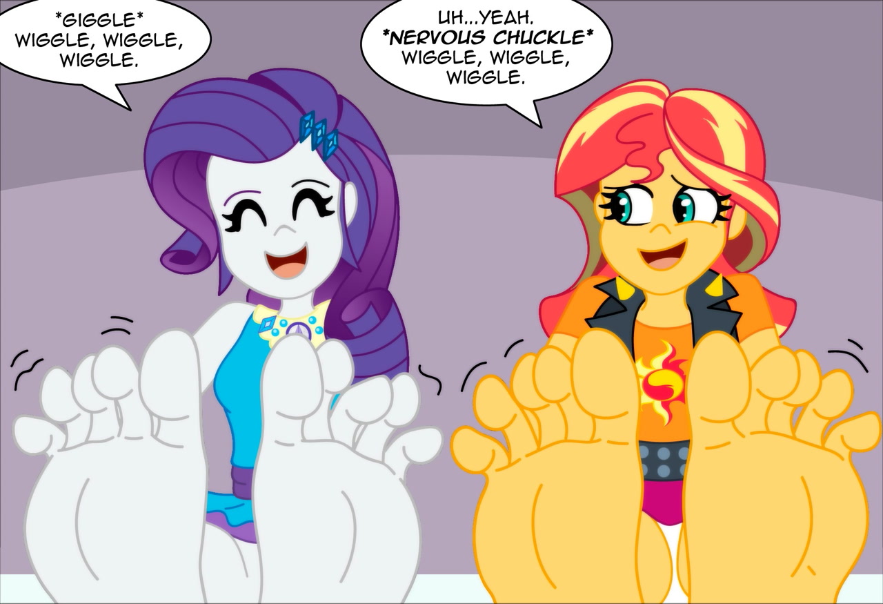 Suggestive Artist Niban Destikim Rarity Sunset Shimmer Equestria Girls G