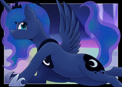 Size: 2167x1550 | Tagged: safe, artist:vavacung, princess luna, alicorn, pony, series:the day spike stopped caring and made love to everpony he cares for, g4, clopfic linked in description, female, mare, solo