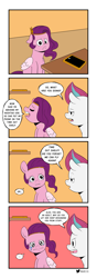Size: 2435x6945 | Tagged: safe, artist:raph13th, pipp petals, zipp storm, pegasus, pony, g5, my little pony: a new generation, ..., cellphone, comic, dialogue, duo, female, frown, mare, phone, pipp is short, royal sisters (g5), sad, shelf, siblings, sisters, teary eyes, time out