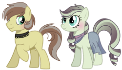 Size: 1280x739 | Tagged: safe, artist:princess-kitsune-tsu, oc, oc only, earth pony, pony, female, male, mare, offspring, parent:coloratura, parent:feather bangs, parents:colorabangs, simple background, stallion, transparent background