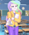 Size: 1536x1844 | Tagged: safe, artist:cjv2004, princess celestia, principal celestia, alicorn, equestria girls, g4, canterlot high, classroom, desk, failing grade, female, paper, spanish