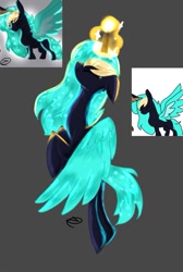 Size: 563x837 | Tagged: safe, artist:zemarai, oc, oc only, oc:cora, alicorn, pony, female, magic