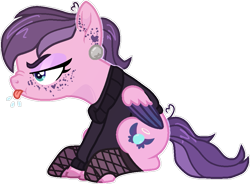 Size: 955x703 | Tagged: safe, artist:rickysocks, oc, oc only, pegasus, pony, base used, clothes, female, simple background, solo, sweater, tongue out, transparent background