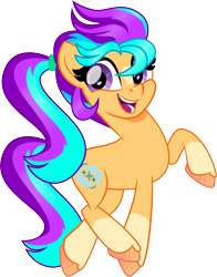 Size: 5870x7490 | Tagged: safe, artist:shootingstarsentry, oc, oc only, oc:shimmer starblazer, earth pony, pony, g5, my little pony: a new generation, absurd resolution, female, mare, offspring, parent:hitch trailblazer, parent:sunny starscout, parents:starblazer, simple background, solo, transparent background, vector