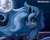 Size: 1000x807 | Tagged: safe, artist:alcor, princess luna, alicorn, pony, g4, balcony, bust, ethereal mane, explicit source, female, full moon, mare, moon, night, portrait, smiling, solo, starry mane