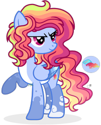 Size: 1542x1916 | Tagged: safe, artist:cheekycheesefan101, oc, oc only, oc:rainbow rush, pegasus, pony, female, magical lesbian spawn, mare, offspring, parent:pinkie pie, parent:rainbow dash, parents:pinkiedash, simple background, solo, transparent background