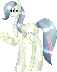 Size: 3221x4078 | Tagged: safe, artist:dazzlingmimi, bonna fide, glamour gleam, crystal pony, g4, commission, commissioner:reversalmushroom, female, simple background, transparent background