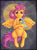 Size: 1400x1903 | Tagged: safe, artist:ratwhiskers, scootaloo, oc, oc:lightning blitz, pegasus, pony, comic:ask motherly scootaloo, g4, baby, baby pony, colt, crying, duo, female, holding a pony, lying down, male, messy mane, mother and child, mother and son, motherly scootaloo, newborn, offspring, older, older scootaloo, on back, parent:rain catcher, parent:scootaloo, parents:catcherloo, scar, tears of joy