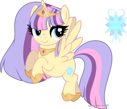Size: 3088x2655 | Tagged: safe, artist:tired-horse-studios, oc, oc only, oc:selene sparkle, alicorn, pony, crown, female, high res, jewelry, mare, regalia, simple background, solo, transparent background
