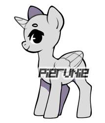 Size: 715x834 | Tagged: safe, artist:pierunie, oc, oc only, alicorn, pony, .psd available, alicorn oc, base, horn, pay to use, simple background, solo, transparent background, wings