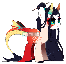 Size: 403x391 | Tagged: safe, artist:pierunie, oc, oc only, bicorn, pony, base used, female, horn, horns, multiple horns, simple background, solo, transparent background