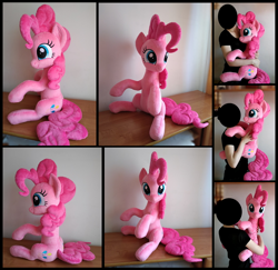 Size: 1800x1747 | Tagged: safe, artist:littlefairyswonders, pinkie pie, human, pony, g4, female, irl, irl human, photo, plushie