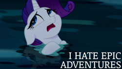 Size: 1920x1080 | Tagged: safe, edit, edited screencap, editor:quoterific, screencap, rarity, pony, unicorn, g4, my little pony: the movie, female, floppy ears, mare, open mouth, solo