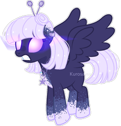 Size: 958x1000 | Tagged: safe, artist:kurosawakuro, oc, oc only, pegasus, pony, base used, female, full body, glowing, glowing eyes, gritted teeth, mare, outline, palindrome get, pegasus oc, show accurate, simple background, solo, spread wings, transparent background, white outline, wings
