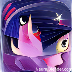 Size: 256x256 | Tagged: artist needed, safe, twilight sparkle, g4, abstract, impressionism, modern art, neural blender