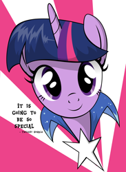 Size: 3000x4091 | Tagged: safe, artist:oobrushstrokeoo, twilight sparkle, pony, unicorn, g4, abstract background, bust, clothes, dress, female, gala dress, high res, solo, unicorn twilight