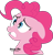 Size: 1595x1646 | Tagged: safe, artist:oobrushstrokeoo, pinkie pie, earth pony, pony, g4, female, gritted teeth, scared, simple background, solo, transparent background