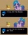 Size: 3277x4096 | Tagged: safe, artist:mrneo, izzy moonbow, pony, unicorn, g5, my little pony: a new generation, ball, banana, deltarune, dialogue, female, food, get the banana, izzy impaling things, izzy's tennis ball, orange, queen (deltarune), scene interpretation, tennis ball, text box