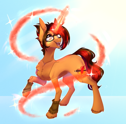 Size: 3680x3616 | Tagged: safe, artist:honeybbear, oc, oc only, pony, unicorn, high res, solo