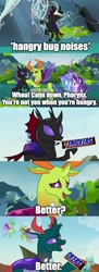 Size: 500x1370 | Tagged: safe, screencap, pharynx, starlight glimmer, thorax, trixie, changedling, changeling, g4, to change a changeling, caption, commercial reference, image macro, king thorax, meme, prince pharynx, snickers, text, you're not you when you're hungry