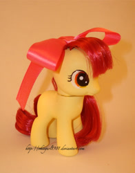 Size: 438x559 | Tagged: safe, artist:okiegurl1981, apple bloom, earth pony, pony, g4, customized toy, female, filly, irl, photo, toy