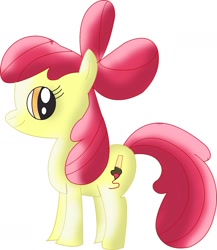 Size: 1435x1657 | Tagged: safe, artist:mast88, apple bloom, earth pony, pony, g4, female, filly, simple background, solo, white background