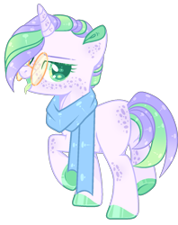 Size: 1081x1362 | Tagged: safe, artist:lilywolfpie, oc, oc only, oc:valentina, pony, unicorn, female, glasses, interspecies offspring, magical threesome spawn, mare, offspring, parent:oc:amber night, parent:rarity, parent:thorax, parents:canon x oc, simple background, solo, tongue out, transparent background
