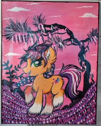 Size: 2486x3099 | Tagged: safe, artist:annuthecatgirl, sunny starscout, earth pony, pony, g5, my little pony: a new generation, high res, painting, solo, traditional art