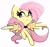 Size: 1919x1792 | Tagged: safe, artist:kindakismet, fluttershy, pegasus, pony, g4, alternate hairstyle, female, mare, simple background, solo, spread wings, white background, wings