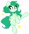 Size: 1996x2339 | Tagged: safe, artist:kindakismet, idw, wallflower blush, earth pony, pony, g4, my little pony: nightmare knights, spoiler:comic, earth pony wallflower blush, ponified, simple background, smiling, solo, white background