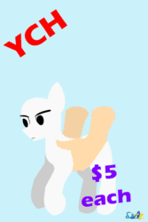 Size: 688x1032 | Tagged: safe, artist:samsailz, oc, pony, animated, balloon, burger, clothes, cloud, commission, disembodied hand, floating, flying, food, gif, hand, hold x gentle like hamburger, holding, holding a pony, meme, sky, socks, striped socks, then watch her balloons lift her up to the sky, ych example, your character here
