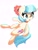 Size: 1596x2088 | Tagged: safe, artist:kindakismet, coco pommel, earth pony, pony, g4, looking sideways, simple background, solo, white background