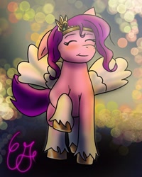 Size: 1080x1350 | Tagged: safe, artist:cle.fairy00, pipp petals, pegasus, pony, g5, my little pony: a new generation, happy, solo