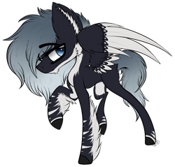 Size: 2023x1938 | Tagged: safe, artist:beamybutt, oc, oc only, pegasus, pony, colored wings, ear fluff, hoof fluff, male, pegasus oc, simple background, solo, stallion, transparent background, two toned wings, wings