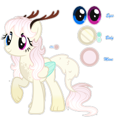 Size: 2172x2124 | Tagged: safe, artist:dawnheartyt, oc, oc only, hybrid, pony, base used, eyelashes, heterochromia, high res, interspecies offspring, offspring, parent:discord, parent:fluttershy, parents:discoshy, reference sheet, solo