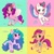 Size: 1080x1080 | Tagged: safe, artist:fezervelle, izzy moonbow, pipp petals, sunny starscout, zipp storm, earth pony, pegasus, pony, unicorn, g5, my little pony: a new generation, adorapipp, adorazipp, chibi, cute, izzybetes, sunnybetes