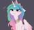 Size: 3309x2894 | Tagged: safe, artist:magnaluna, princess celestia, alicorn, pony, g4, :i, angry, blushing, celestia is not amused, chest fluff, cute, cutelestia, feathered wings, frown, gray background, grumpy, high res, madorable, pouting, princess necklestia, puffy cheeks, simple background, solo, spread wings, unamused, wings