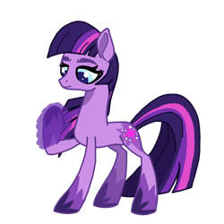 Size: 1280x1281 | Tagged: safe, artist:chanyhuman, twilight sparkle, earth pony, pony, g5, backstory in description, description, description is relevant, earth pony twilight, earth pony using magic, fanfic, female, link in description, magic, mare, misfits, reboot, simple background, solo, transparent background, vector