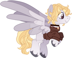 Size: 1280x1047 | Tagged: safe, artist:rohans-ponies, oc, oc only, oc:maple wing, pegasus, pony, clothes, female, large wings, mare, simple background, solo, spread wings, transparent background, wings