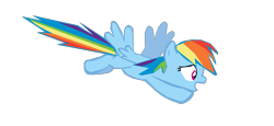 Size: 1280x591 | Tagged: safe, artist:benpictures1, rainbow dash, pegasus, pony, g4, power ponies (episode), cute, dashabetes, female, flying, inkscape, mare, open mouth, simple background, solo, transparent background, vector
