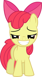 Size: 6003x11073 | Tagged: safe, artist:baka-neku, apple bloom, earth pony, pony, g4, my little pony: friendship is magic, one bad apple, absurd resolution, female, filly, grin, simple background, smiling, solo, transparent background, vector