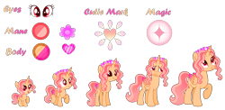 Size: 4584x2241 | Tagged: safe, artist:dawnheartyt, oc, oc only, oc:dawn heart, alicorn, pony, alicorn oc, base used, eyelashes, female, filly, horn, mare, offspring, parent:luster dawn, reference sheet, simple background, smiling, transparent background, wings