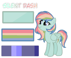 Size: 800x650 | Tagged: safe, artist:just-silvushka, oc, oc only, oc:silent dash, pegasus, pony, base used, eyelashes, magical lesbian spawn, multicolored hair, offspring, parent:fluttershy, parent:rainbow dash, parents:flutterdash, pegasus oc, rainbow hair, simple background, solo, transparent background