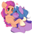 Size: 1002x1078 | Tagged: safe, artist:pledus, izzy moonbow, sunny starscout, earth pony, pony, unicorn, g5, my little pony: a new generation, blushing, cuddling, cute, duo, duo female, female, heart, horn, hug, izzybetes, lesbian, looking at each other, looking at someone, mare, ship:moonscout, shipping, simple background, smiling, sunnybetes, unshorn fetlocks, white background