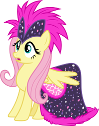 Size: 3000x3792 | Tagged: safe, artist:cloudy glow, fluttershy, pegasus, pony, g4, green isn't your color, female, high res, mare, simple background, solo, transparent background, vector