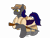 Size: 4000x3000 | Tagged: safe, artist:donnik, edit, oc, oc only, oc:firestarter, bat pony, pony, australian, clothes, lee enfield, simple background, solo, transparent background, uniform