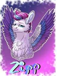 Size: 1024x1363 | Tagged: safe, artist:malinraf1615, zipp storm, pegasus, pony, g5, my little pony: a new generation, chest fluff, female, mare, solo
