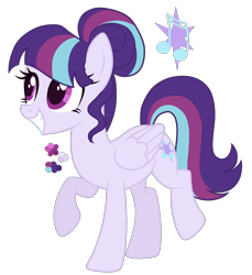 Size: 2200x2400 | Tagged: safe, artist:magicuniclaws, oc, oc only, pegasus, pony, female, high res, magical lesbian spawn, mare, offspring, parent:sonata dusk, parent:twilight sparkle, parents:twinata, simple background, solo, transparent background