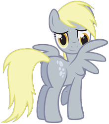 Size: 8787x10000 | Tagged: safe, artist:juniberries, derpy hooves, pegasus, pony, g4, .svg available, absurd resolution, butt, female, looking back, mare, plot, simple background, solo, transparent background, vector